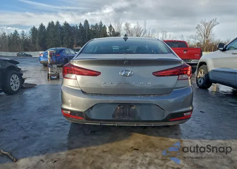 2019 Hyundai Elantra Sel z USA, uszkodzony, nr VIN 5NPD84LF8KH445612